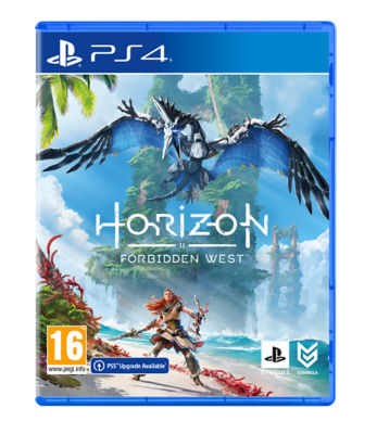 Horizon Forbidden West PS4 game disc, imported from the UK