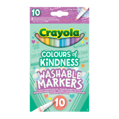 Crayola Colours of Kindness washable markers 10 pack - British product