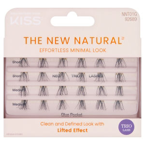 Kiss Natural Trio Lash false eyelashes, imported from the UK