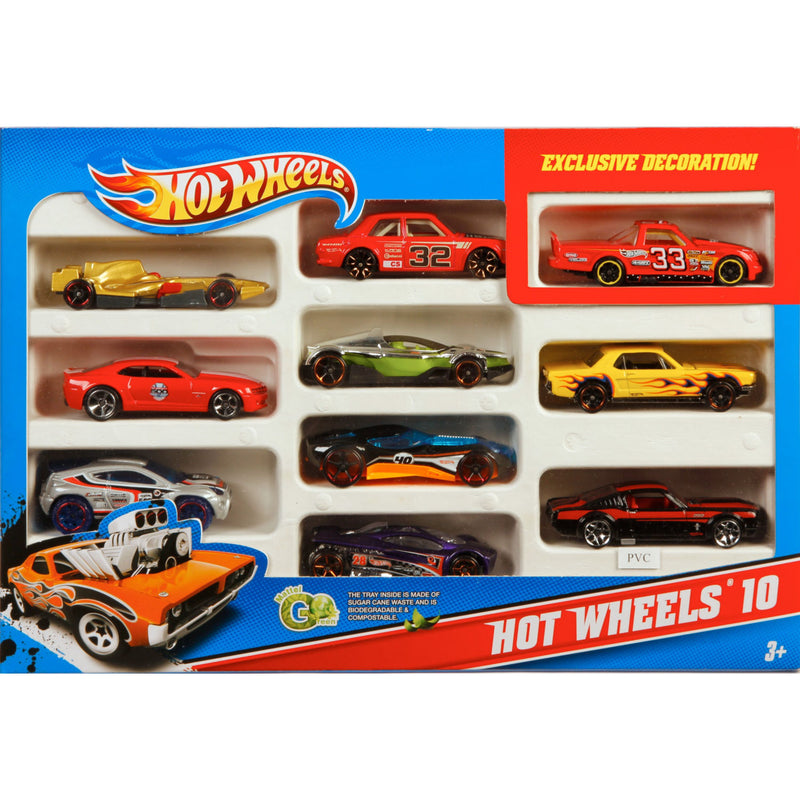 Hot Wheels toy cars 10 pack, UK version