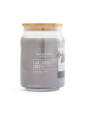 Wax Lyrical Laundry Days large jar candle 475g (British brand)