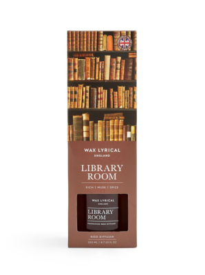 Wax Lyrical Library Room reed diffuser 200ml (British brand)