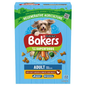 Bakers Superfoods chicken with vegetables dog food 1.2kg - British product