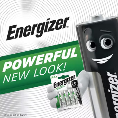 Energizer rechargeable AAA batteries 4-pack - British product