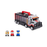 PAW Patrol truck storage case with Chase, Marshall, and AL figures, imported from the UK