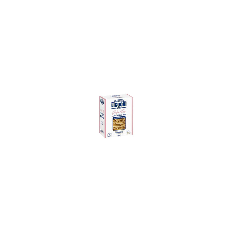 Pastificio Liguori gluten-free penne rigate with brown rice and corn 400g (British brand)