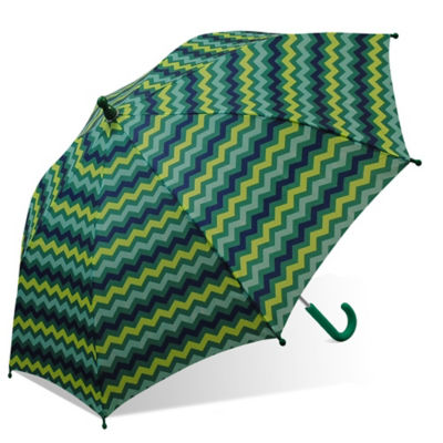 Weather Station Green Zig Zag Childrens Umbrella 91cm, imported from the UK