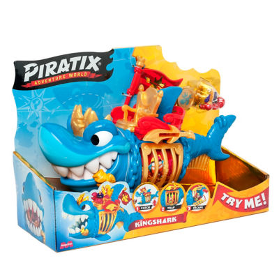 Piratix King Shark pirate toy figure (British brand)