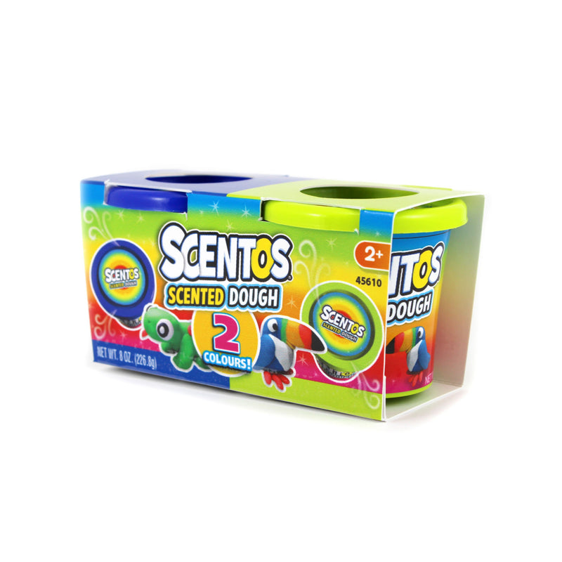 Scentos scented modelling dough assorted colours and fragrances 2 pack (British brand)