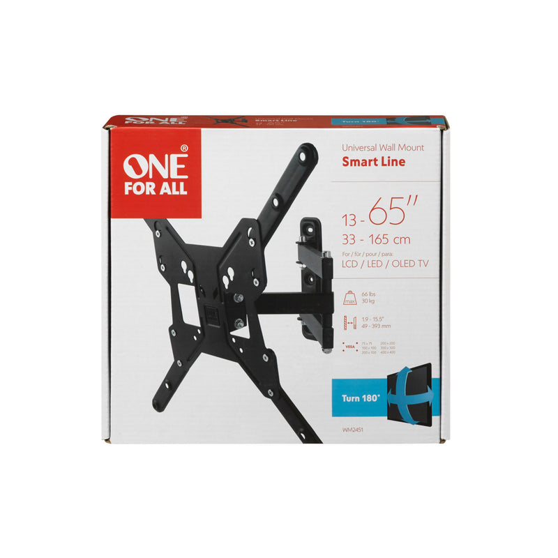 One For All Full Motion TV Bracket WM2451, imported from the UK