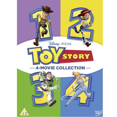 Disney Pixar Toy Story 4-movie collection DVD boxset, UK version