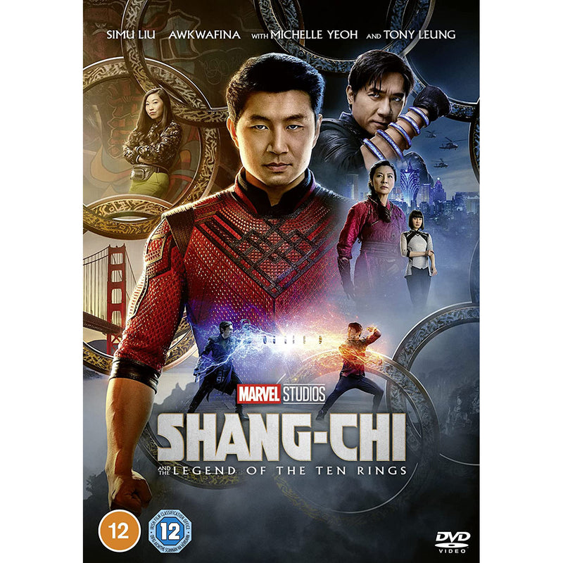 Shang Chi DVD movie cover art (British brand)