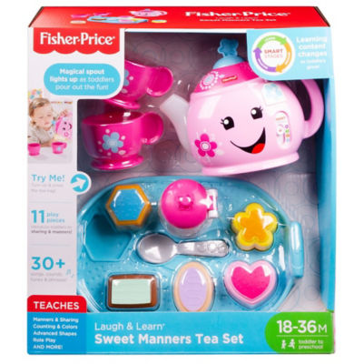 Fisher-Price Sweet Manners tea set, imported from the UK