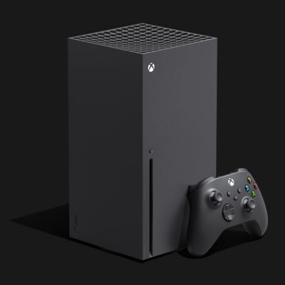 Microsoft Xbox Series X gaming console (British brand)