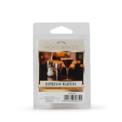 Pacific Wax Co Espresso Martini wax melts 66g British product