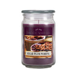 Pacific Wax Co Sugar Plum Pudding Candle 510g, imported from the UK