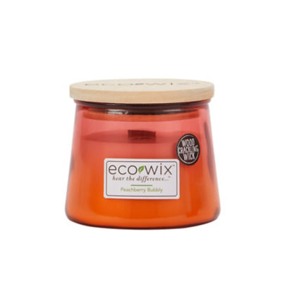 Eco Wix Peachberry Bubbly small jar candle - British product