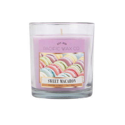 Pacific Wax Co sweet macarons scented candle, imported from the UK
