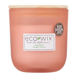 Ecowix amber peach small candle 226g, imported from the UK