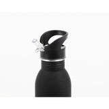 Décor Black Stainless Steel Water Bottle 500ml - British product