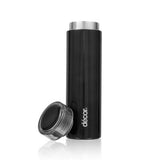 Décor Black Mini Stainless Steel Flask 300ml - British product