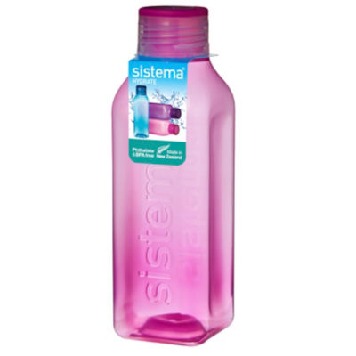 Sistema Hydrate Wasserflasche 725ml quadratisch, britische Version
