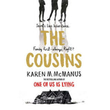 Karen McManus Cousins paperback book (British brand)