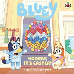 Bluey children's lift-the-flap book Easter edition - British product