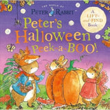 Beatrix Potter Peter Rabbit Halloween peek-a-boo board book (British brand)