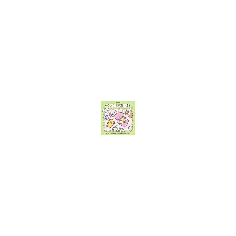Coco Wyo Cozy Vibes colouring book 8x8 inch (British brand)
