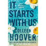 Paperback novel It Starts with Us imported from the UK