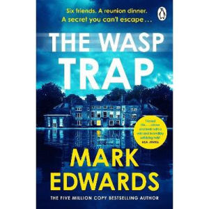 Mark Edwards Wasp Trap thriller book cover, imported from the UK
