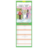 Wacky World His n Hers Slim Calendar 2026 - British product
