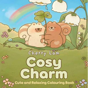 Cherry Lam Cosy Charm colouring book, UK version