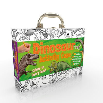 Bookoli Colour and Carry Dinosaur Activity Case - British product