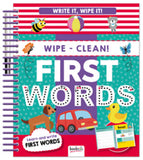 Bookoli first words wipe-clean spiral workbook (British brand)