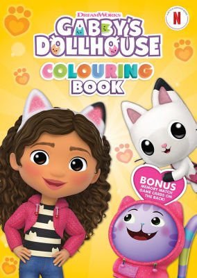 Gabby's Dollhouse colouring book, UK version