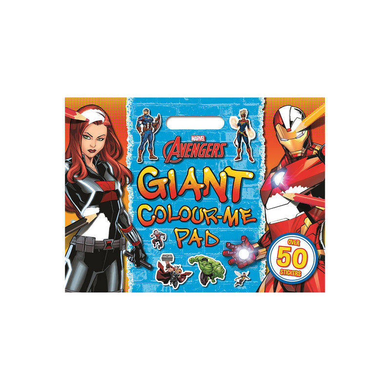 Igloo Books Marvel Avengers Colouring Pad 50 Stickers, UK version