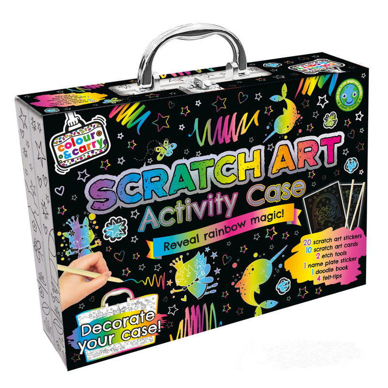 Curious Universe Scratch Art Activity Case - British product