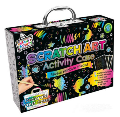 Curious Universe Scratch Art Activity Case - British product