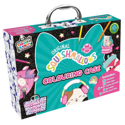 Squishmallows Activity Case with markers and stickers (British brand)