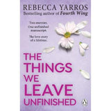 Rebecca Yarros Things We Leave Unfinished paperback romance novel (British brand)