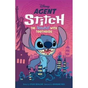 Disney Agent Stitch The Trouble with Toothoids book cover, UK version