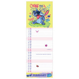 Disney Stitch slim calendar 2026 (British brand)