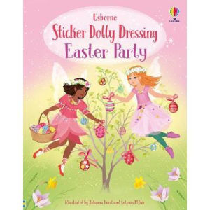 Usborne Sticker Dolly Dressing Easter Party sticker book, imported from the UK