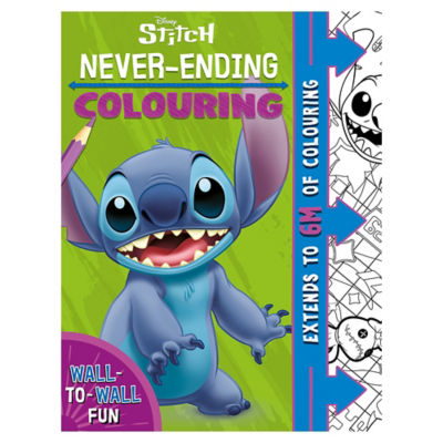 Disney Stitch Never-Ending Colouring book 6-metre (British brand)