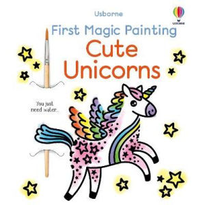 Usborne first magic painting cute unicorns book, imported from the UK