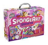 Sponge Art Unicorns craft kit, imported from the UK