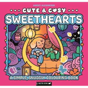 Cute & Cosy Sweethearts colouring book - British product