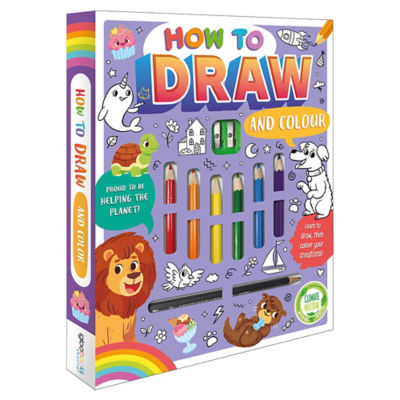 Igloo Books How to Draw Colourmania activity book - British product
